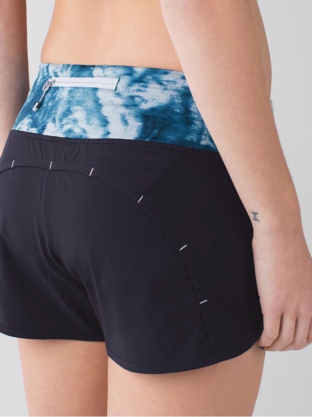 Lululemon Run Times 4” Navy Blue Running Athletic Shorts